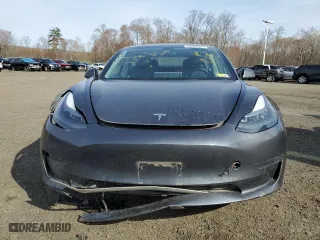 2022 Tesla Model 3 Long Range with VIN 5YJ3E1EB3NF275515, listed as a Copart auction lot 52566515 with 55,980 mi miles and Salvage Title. Bid and sale history available at carsss.com. Image 5.