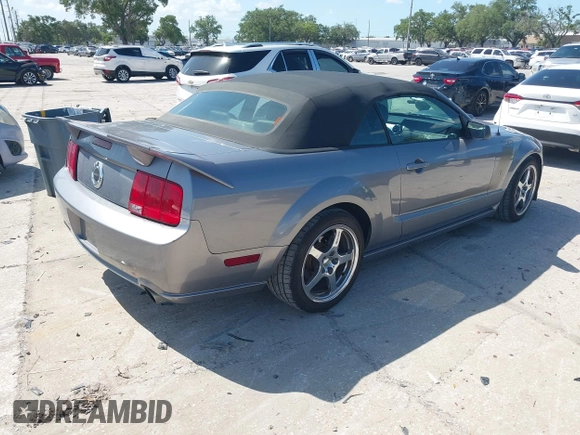 2007 Ford Mustang GT Deluxe with VIN 1ZVFT85H175246709, listed as a IAAI auction lot 41995828 with 43,434 mi miles and . Bid and sale history available at carsss.com. Image 4.