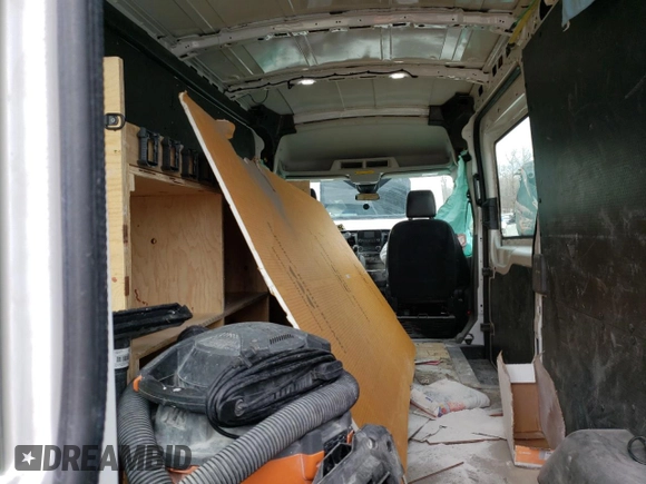 2020 Ford Transit Cargo with VIN 1FTBR1C85LKB10797, listed as a Copart auction lot 50422234 with 123,273 mi miles and Salvage Title. Bid and sale history available at DreamBid. Image 10.