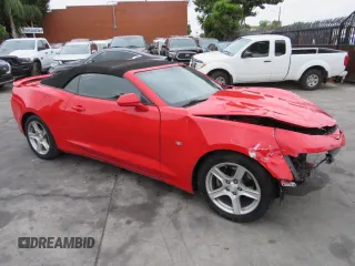 2018 Chevrolet Camaro 1LT with VIN 1G1FB3DX1J0119182, listed as a Copart auction lot 64380023 with 79,426 mi miles. Bid and sale history available at carsss.com. Image 1.