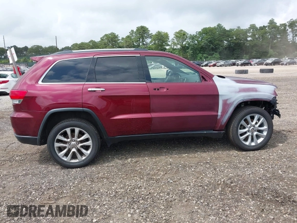 2017 Jeep Grand Cherokee Limited with VIN 1C4RJFBG4HC873889, listed as a IAAI auction lot 42726154 with 52,896 mi miles and . Bid and sale history available at DreamBid. Image 13.