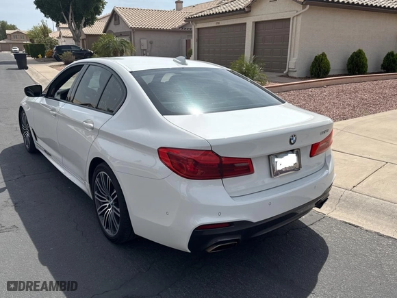2019 BMW 5 Series 530i with VIN WBAJA5C54KBX87075, listed as a Copart auction lot 51650335 with 174,533 mi miles and Clean Title. Bid and sale history available at carsss.com. Image 3.