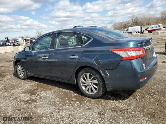 2013 Nissan Sentra SV with VIN 3N1AB7APXDL669682, listed as a Copart auction lot 49552735 with 167,009 mi miles and Salvage Title. Bid and sale history available at carsss.com. Image 2.