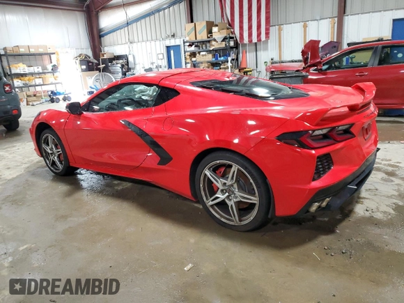 2020 Chevrolet Corvette 2LT with VIN 1G1Y72D41L5119344, listed as a Copart auction lot 55598304 with 0 mi miles and Salvage Title. Bid and sale history available at carsss.com. Image 2.