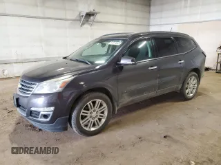 2015 Chevrolet Traverse LT with VIN 1GNKRGKD3FJ350577, listed as a Copart auction lot 51811645 with 215,276 mi miles and Clean Title. Bid and sale history available at carsss.com. Image 1.