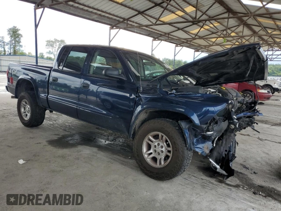 2004 Dodge Dakota Sport with VIN 1D7HG38N14S510552, listed as a Copart auction lot 63930474 with 111,011 mi miles and Salvage Title. Bid and sale history available at carsss.com. Image 4.