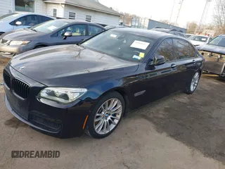2015 BMW 7 Series 750Li xDrive with VIN WBAYF8C52FD654892, listed as a IAAI auction lot 41368616 with 158,140 mi miles. Bid and sale history available at carsss.com. Image 2.