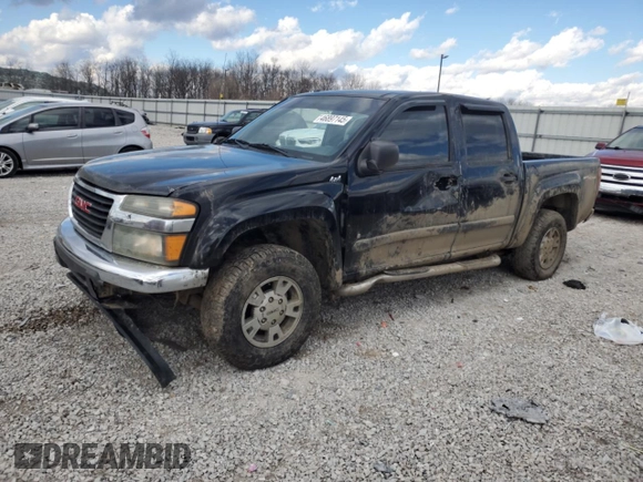 2007 GMC Canyon SLE2 with VIN 1GTDT13E178144996, listed as a Copart auction lot 46897145 with 212,329 mi miles and Salvage Title. Bid and sale history available at carsss.com. Image 1.