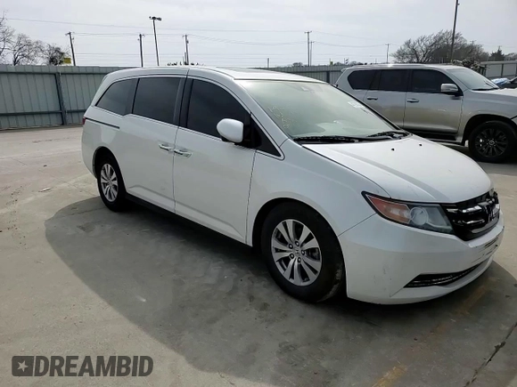 2016 Honda Odyssey EX-L with VIN 5FNRL5H63GB016354, listed as a Copart auction lot 44796235 with 169,581 mi miles and Salvage Title. Bid and sale history available at carsss.com. Image 12.