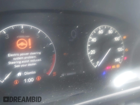 2024 Honda HR-V Sport with VIN 3CZRZ2H52RM734779, listed as a IAAI auction lot 42112615 with 9,651 mi miles and . Bid and sale history available at DreamBid. Image 7.