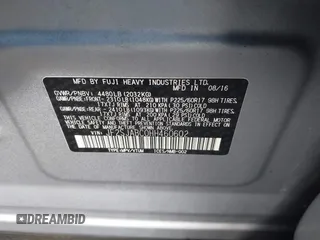 2017 Subaru Forester with VIN JF2SJABC0HH460602, listed as a IAAI auction lot 41856289 with 144,389 mi miles and . Bid and sale history available at DreamBid. Image 9.
