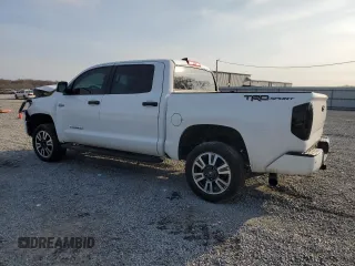 2020 Toyota Tundra 2WD SR5 with VIN 5TFEY5F13LX264143, listed as a Copart auction lot 44060595 with 67,796 mi miles and Salvage Title. Bid and sale history available at carsss.com. Image 2.