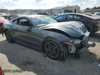 2022 Ford Mustang EcoBoost with VIN 1FA6P8TH0N5121956, listed as a Copart auction lot 78166274 with 49,807 mi miles and Salvage Title. Bid and sale history available at carsss.com. Image 4.