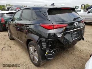 2021 Hyundai Kona Electric Limited with VIN KM8K33AG0MU120016, listed as a Copart auction lot 42198732 with NaN miles. Bid and sale history available at carsss.com. Image 3.