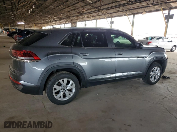 2021 Volkswagen Atlas S with VIN 1V2GC2CAXMC214857, listed as a Copart auction lot 55973985 with 71,313 mi miles and Salvage title. Bid and sale history available at DreamBid. Image 3.