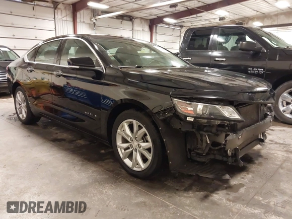 2017 Chevrolet Impala LT with VIN 2G1105S30H9179966, listed as a IAAI auction lot 41921672 with 75,860 mi miles and . Bid and sale history available at DreamBid. Image 1.