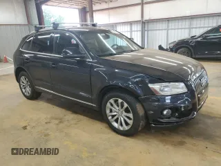 2014 Audi Q5 Premium Plus with VIN WA1LFAFP6EA052556, listed as a Copart auction lot 60723085 with 99,312 mi miles and Salvage title. Bid and sale history available at DreamBid. Image 4.