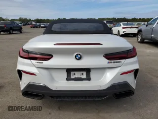 2019 BMW 8 Series M850i xDrive with VIN WBAFY4C54KBX29575, listed as a Copart auction lot 71558594 with 37,627 mi miles and Salvage Title. Bid and sale history available at carsss.com. Image 6.