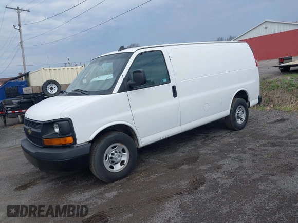 2016 Chevrolet Express Cargo Van with VIN 1GCWGAFF0G1140500, listed as a IAAI auction lot 42130720 with 239,606 mi miles. Bid and sale history available at carsss.com. Image 17.