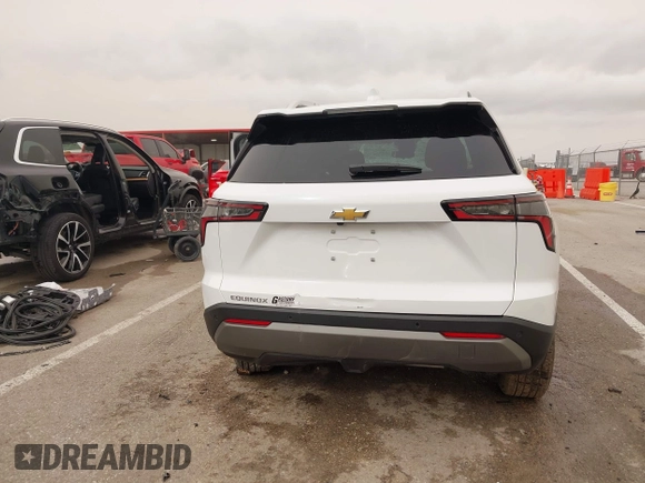 2025 Chevrolet Equinox FWD LT with VIN 3GNAXHEG2SL197920, listed as a IAAI auction lot 41825848 with 1,636 mi miles and . Bid and sale history available at DreamBid. Image 16.