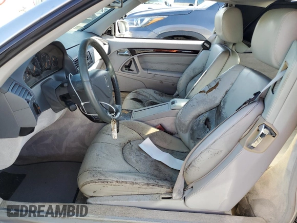 1999 Mercedes-Benz SL-Class with VIN WDBFA68F0XF176572, listed as a Copart auction lot 74715254 with 0 mi miles and Salvage Title. Bid and sale history available at carsss.com. Image 7.