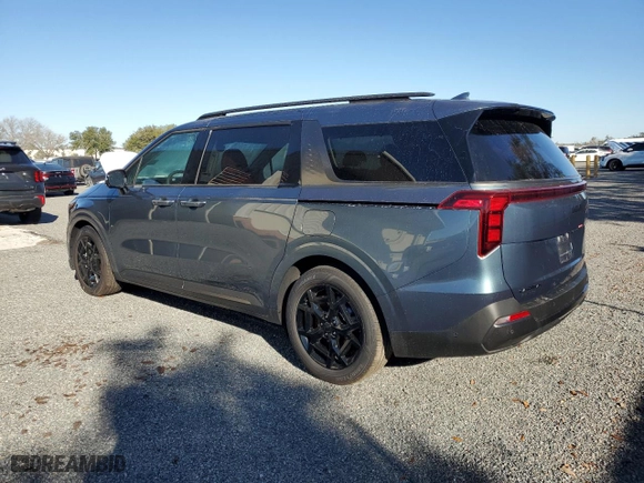 2025 Kia Carnival SX Prestige with VIN KNDNE5K34S6485318, listed as a Copart auction lot 81032144 with 12 mi miles and Salvage Title. Bid and sale history available at carsss.com. Image 2.