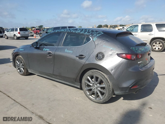 2021 Mazda Mazda3 Hatchback Preferred with VIN JM1BPALLXM1401507, listed as a Copart auction lot 64847794 with 45,728 mi miles and Clean Title. Bid and sale history available at carsss.com. Image 2.
