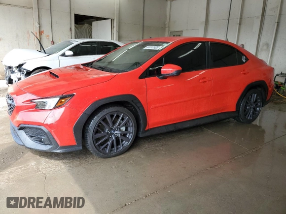2024 Subaru WRX Premium with VIN JF1VBAH60R9803405, listed as a Copart auction lot 58207805 with 6,132 mi miles and Salvage title. Bid and sale history available at DreamBid. Image 1.