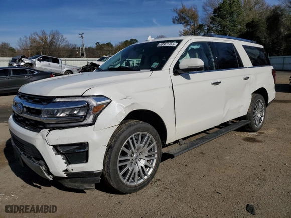 2022 Ford Expedition Max Limited with VIN 1FMJK1KT1NEA61732, listed as a Copart auction lot 88970155 with NaN miles and Salvage Title. Bid and sale history available at carsss.com. Image 1.
