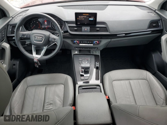 2020 Audi Q5 with VIN WA1ANBFY8L2066765, listed as a Copart auction lot 88794945 with 121,741 mi miles and Salvage title. Bid and sale history available at DreamBid. Image 8.