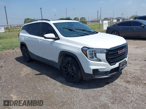2022 GMC Terrain SLE z VIN 3GKALMEV4NL251688, wystawiony jako IAAI lot #41919002 z przebiegiem Nie podano mil oraz . Historia ofert i sprzedaży dostępna na DreamBid. Obrazek 1.