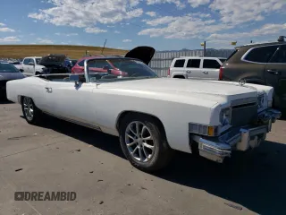 1976 Cadillac Eldorado z VIN 6L67S4Q405945, wystawiony jako Copart lot #73257834 z przebiegiem 98 761 mil mil oraz Nie do naprawy • Non repairable. Historia ofert i sprzedaży dostępna na DreamBid. Obrazek 4.