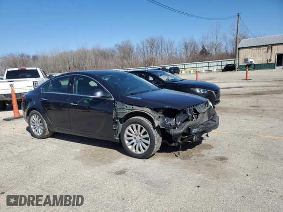2013 Buick Regal Turbo Premium 1 with VIN 2G4GS5EVXD9237788, listed as a Copart auction lot 49508825 with 167,045 mi miles and Salvage Title. Bid and sale history available at carsss.com. Image 4.