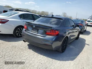 2015 BMW 2 Series 228i with VIN WBA1F5C57FV256779, listed as a Copart auction lot 49162474 with 69,078 mi miles and Salvage Title. Bid and sale history available at carsss.com. Image 3.