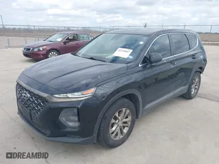2019 Hyundai Santa Fe SE with VIN 5NMS23AD1KH074388, listed as a IAAI auction lot 41539007 with 123,570 mi miles. Bid and sale history available at carsss.com. Image 2.