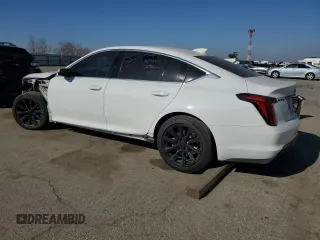 2022 Cadillac CT5 Luxury with VIN 1G6DM5RK6N0136036, listed as a Copart auction lot 42095055 with 14,325 mi miles and Salvage Title. Bid and sale history available at carsss.com. Image 2.