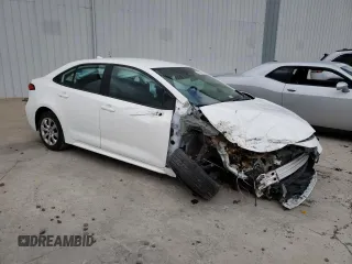 2023 Toyota Corolla LE with VIN 5YFB4MDE0PP031324, listed as a Copart auction lot 52015395 with 37,437 mi miles and Non Repairable. Bid and sale history available at carsss.com. Image 4.