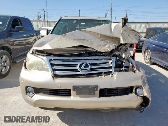 2010 Lexus GX 460 with VIN JTJBM7FX1A5004747, listed as a Copart auction lot 53311715 with Not Provided miles and Salvage Title. Bid and sale history available at DreamBid. Image 5.
