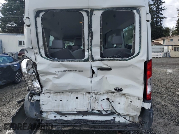 2018 Ford Transit XL with VIN 1FMZK1CM1JKB41666, listed as a Copart auction lot 74843154 with 26,405 mi miles and Salvage title. Bid and sale history available at DreamBid. Image 10.