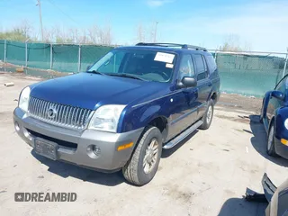 2005 Mercury Mountaineer Convenience z VIN 4M2ZU86K75UJ02554, wystawiony jako IAAI lot #42071767 z przebiegiem 224 432 mil mil oraz . Historia ofert i sprzedaży dostępna na DreamBid. Obrazek 2.