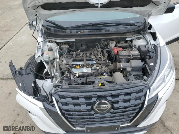 2021 Nissan Kicks S with VIN 3N1CP5BV2ML544980, listed as a Copart auction lot 43653195 with 14,841 mi miles and Salvage Title. Bid and sale history available at carsss.com. Image 13.