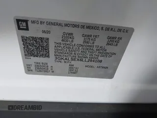 2020 GMC Terrain Denali with VIN 3GKALSEX6LL294108, listed as a IAAI auction lot 42595339 with 26,621 mi miles and . Bid and sale history available at DreamBid. Image 9.