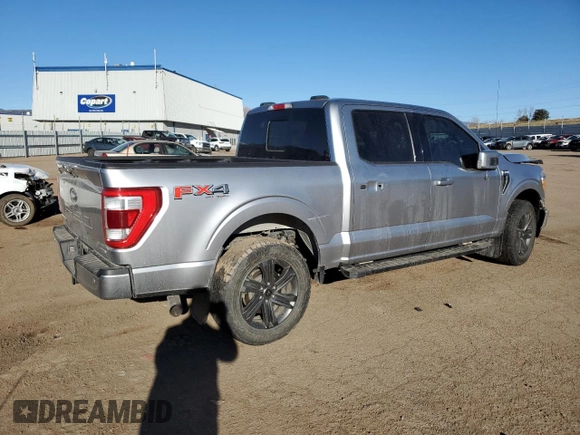 2021 Ford F-150 XL with VIN 1FTFW1E87MFA01209, listed as a Copart auction lot 48260585 with Not Provided miles and Salvage Title. Bid and sale history available at carsss.com. Image 3.