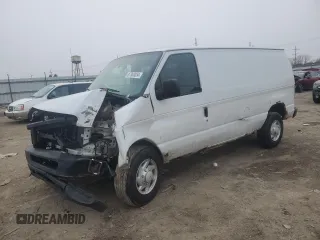 2008 Ford Econoline Cargo Commercial with VIN 1FTNE24L78DB58430, listed as a Copart auction lot 87363034 with Not Provided miles and Salvage Title. Bid and sale history available at DreamBid. Image 1.