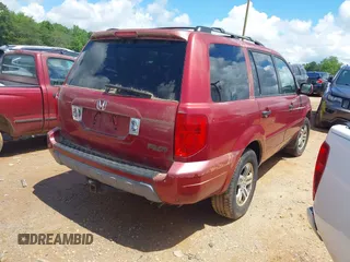 2004 Honda Pilot EX with VIN 2HKYF18564H595761, listed as a IAAI auction lot 42238901 with 376,548 mi miles and . Bid and sale history available at DreamBid. Image 4.