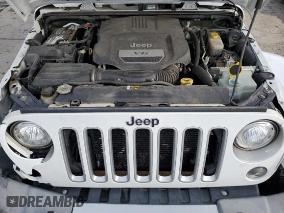 2018 Jeep Wrangler JK Unlimited Sahara with VIN 1C4HJWEG0JL923653, listed as a Copart auction lot 82151514 with 108,737 mi miles and Non Repairable. Bid and sale history available at carsss.com. Image 12.