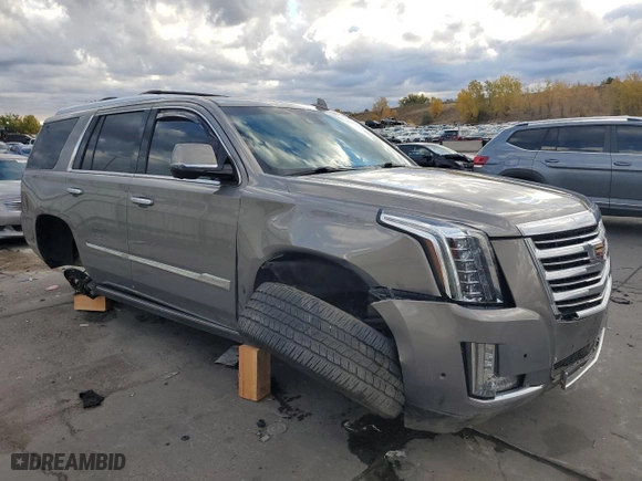 2017 Cadillac Escalade Platinum with VIN 1GYS4DKJ4HR234931, listed as a Copart auction lot 76974884 with 85,140 mi miles and Salvage Title. Bid and sale history available at carsss.com. Image 4.