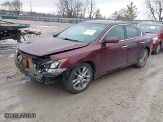 2012 Nissan Maxima 3.5 SV with VIN 1N4AA5AP2CC828781, listed as a IAAI auction lot 41576478 with 151,112 mi miles. Bid and sale history available at carsss.com. Image 2.