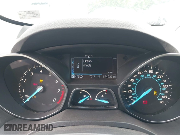 2013 Ford Escape SEL z VIN 1FMCU9H97DUA34665, wystawiony jako IAAI lot #42258567 z przebiegiem 174 227 mil mil oraz . Historia ofert i sprzedaży dostępna na DreamBid. Obrazek 7.