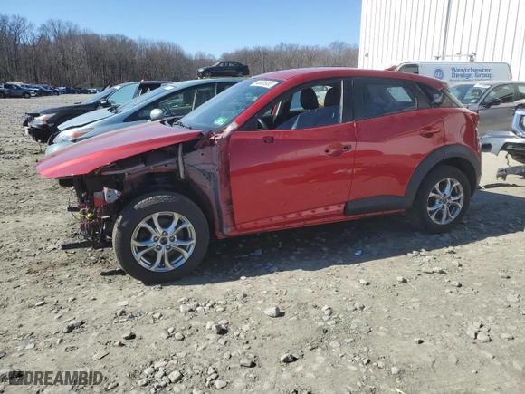 2016 Mazda CX-3 Touring with VIN JM1DKFC75G0128672, listed as a Copart auction lot 46885085 with 111,903 mi miles and Salvage Title. Bid and sale history available at carsss.com. Image 1.